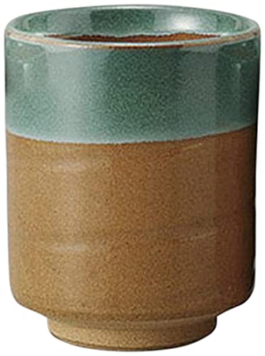 10個セット 組湯呑 益子流厚口中湯呑 [6.8 x 8.3cm] 【料亭 旅館 和食器 飲食店 業務用 器 食器】