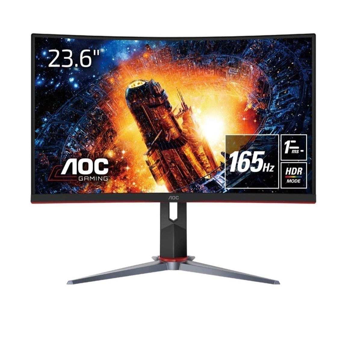 ゲーミング液晶モニター C24G2/11 (23.6インチ/フルHD/VA/曲面/HDMI/DisplayPort/165Hz/応答速度1ms/HDRエフェクトモード/Adaptive Syn