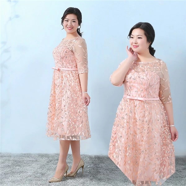 大人気 上品 体型カバー 大きいサイズドレス 20代 30代 ロングドレス 母親 結婚式 二次会 花嫁 ドレス イブニングドレス 締上げタイプ フォーマルドレス お呼ばれドレス 袖付き ファッション