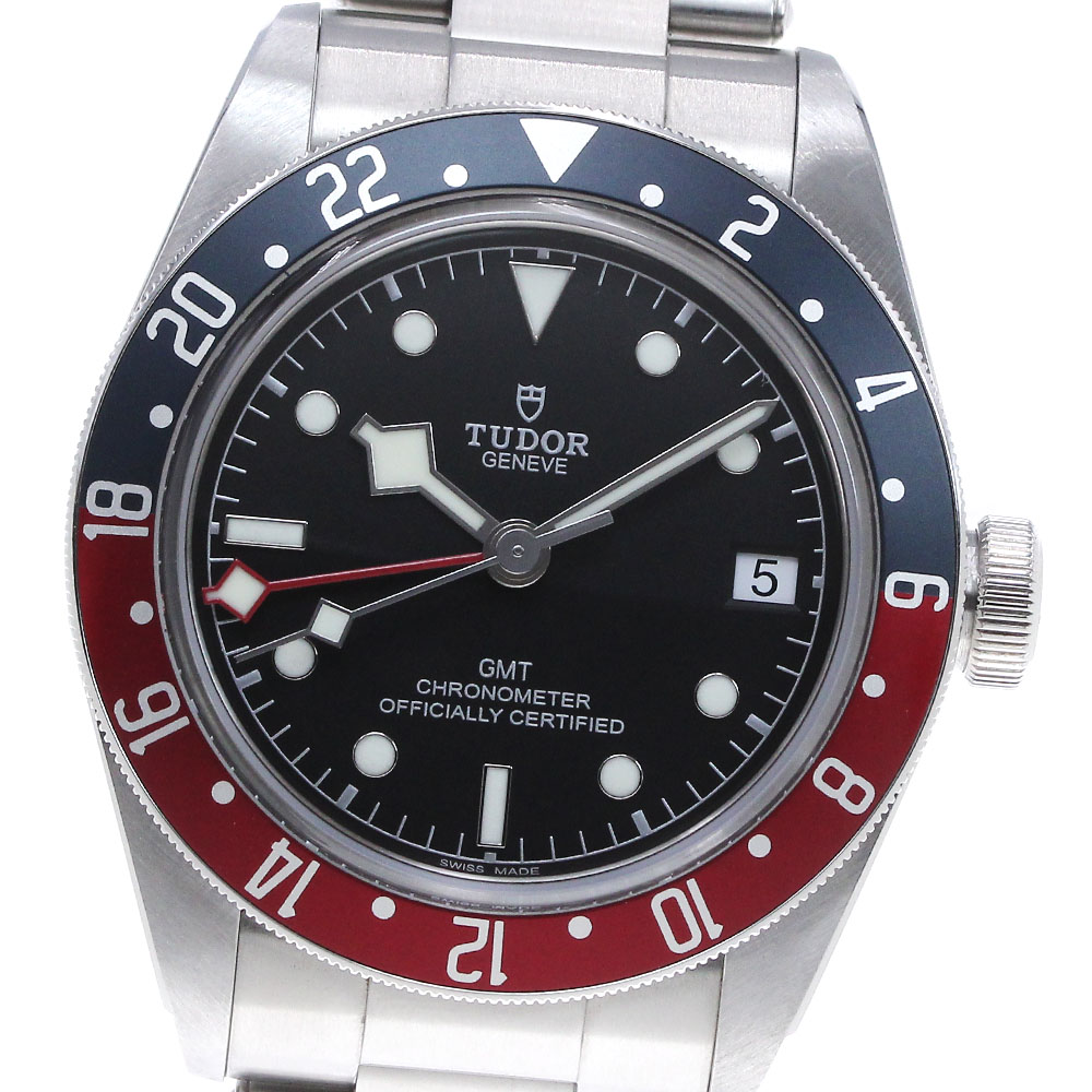 チュードル TUDOR 79830RB ヘリテージ ブラックベイ GMT 自動巻き メンズ 美品 箱・保証書付き_860004【中古】