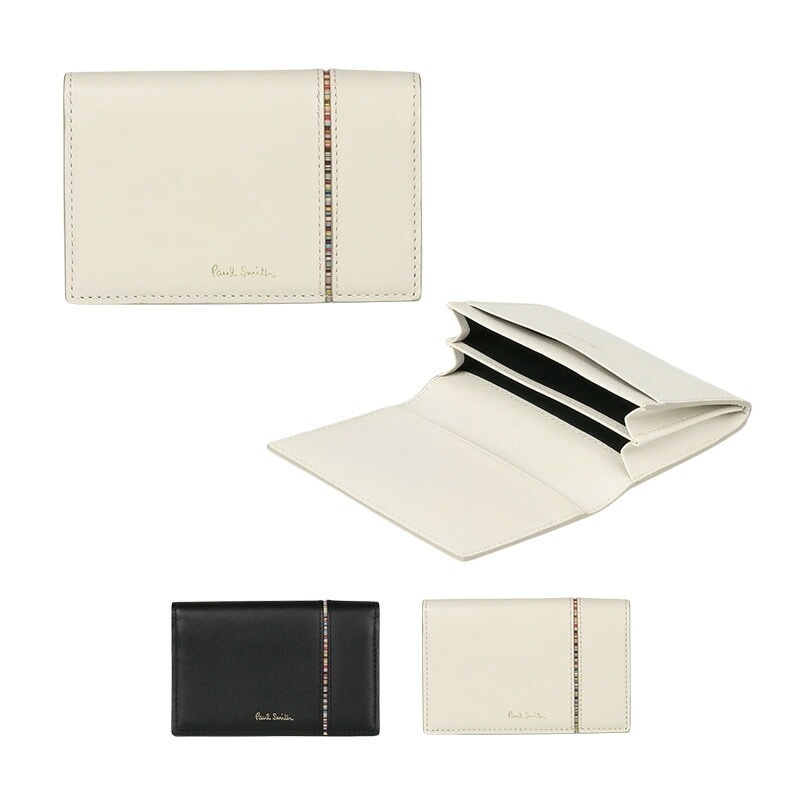 財布 メンズ シグネチャーストライプ インバーテッド 名刺入れ 813025 G131
