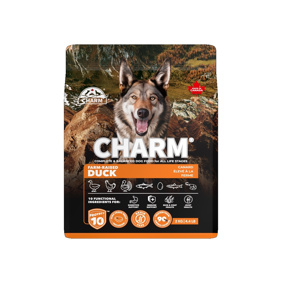 CHARM　チャーム　ファームレイズドダックドッグフード　2kg【ドッグフード】【正規品】