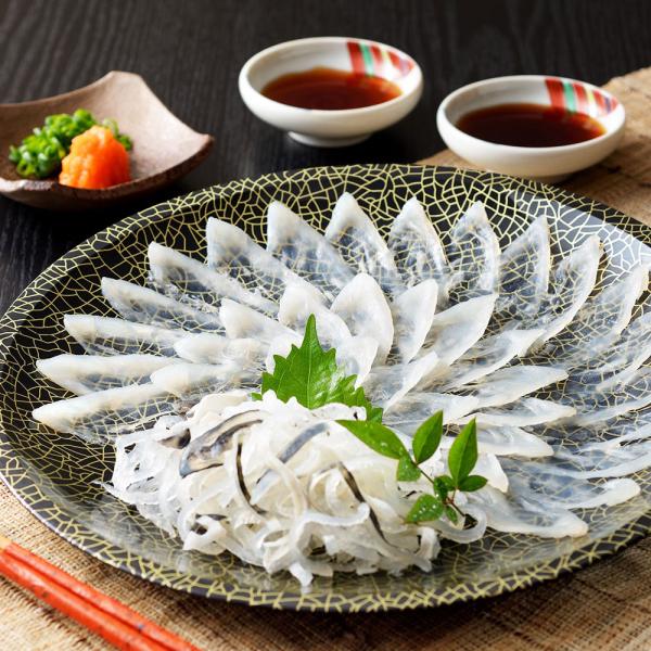 関とら本店 とらふく刺身セット とらふぐ刺身55g とらふぐ皮30g SISK