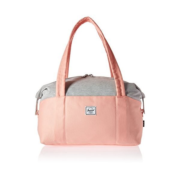 Herschel Strand Shoulder Bag， Peach/Light Grey Crosshatch， Small 12.5L 並行輸入品