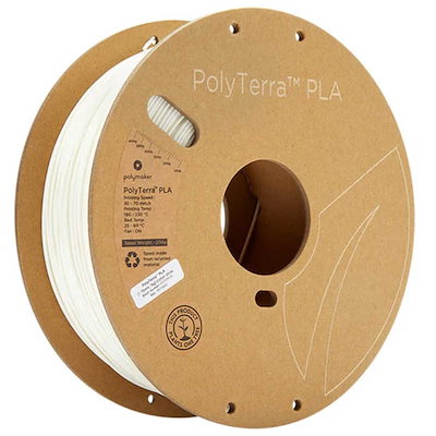 他サイト： POLYMAKER　PolyTerra PLA フィラメント [1.75mm /1kg] ホワイト　PM70822の商品画像