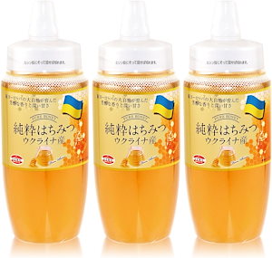 正栄 ウクライナ産 純粋はちみつ 1500g 500gx3