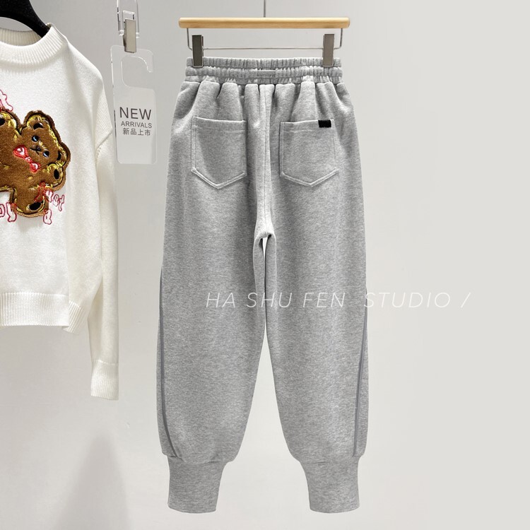 ボトムス パンツ スウェット ルームウェア 部屋着 ジャージ レギュラー丈 ワイド ポケット ウエストゴム 伸縮性 シンプル カジュアル こなれ感 スポーティー 無地 春 夏 秋 冬 オールシーズン