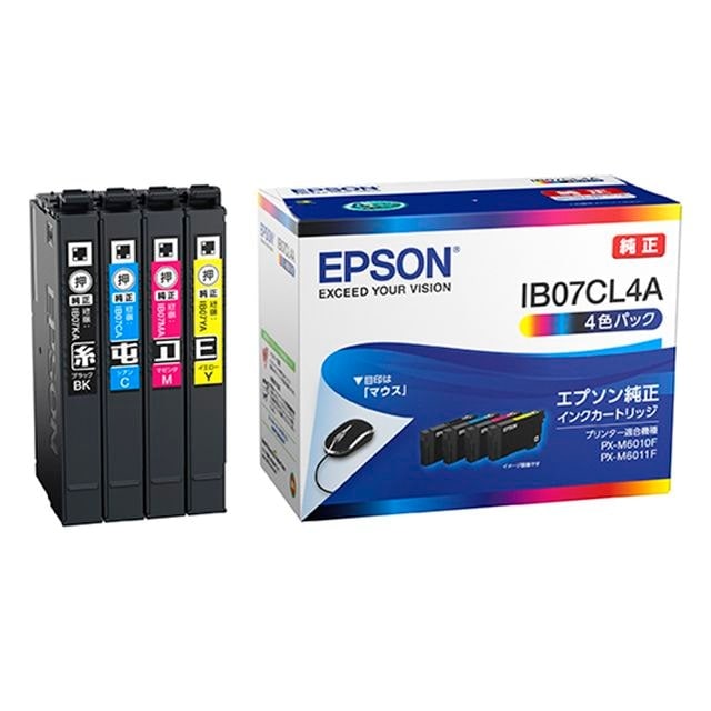 純正 インクパック 4色パック IB07CL4A