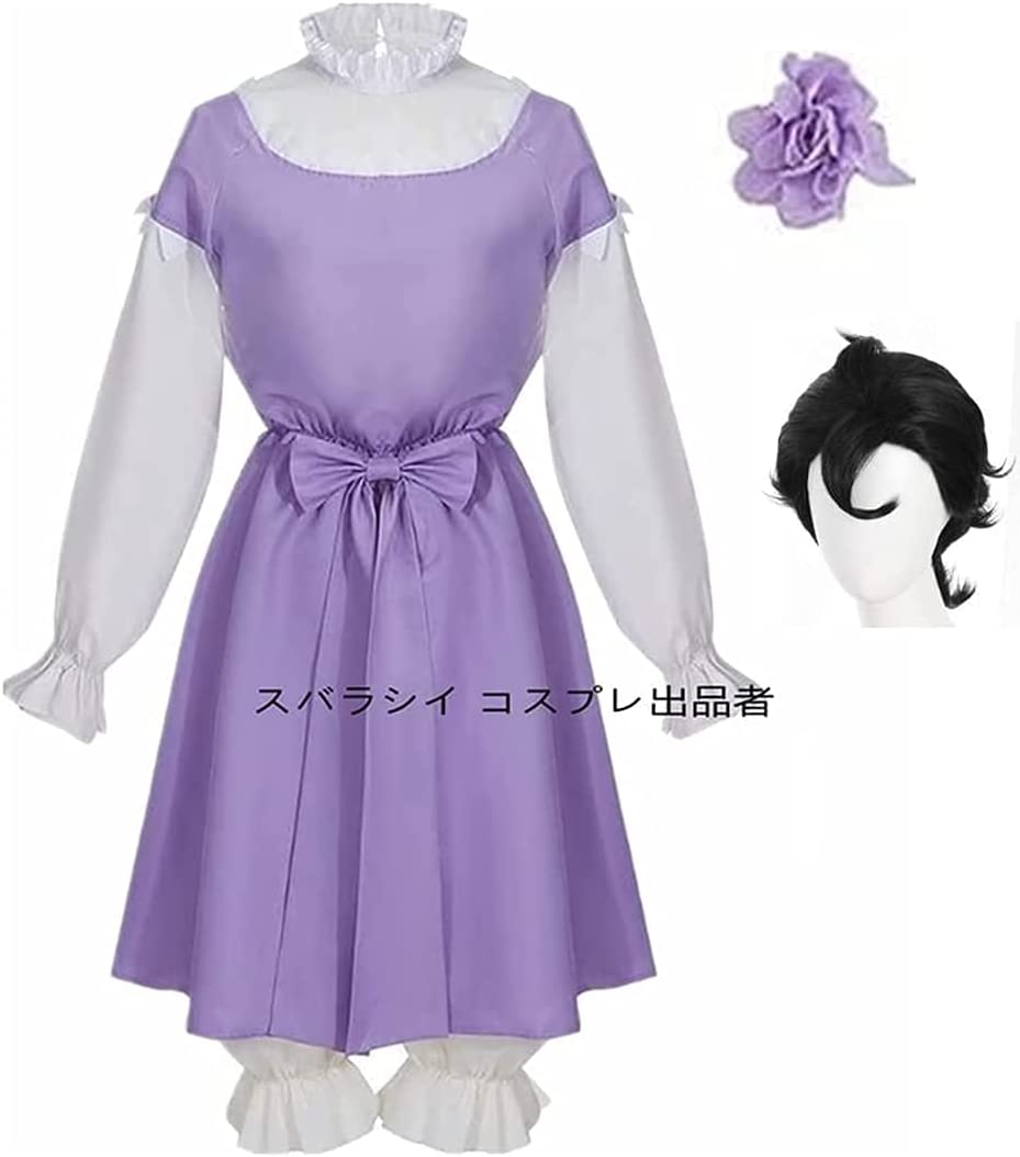 シャドーハウス シャーリ ロリータ ドレス パープル メイド服 学園 制服 コスプレ衣装