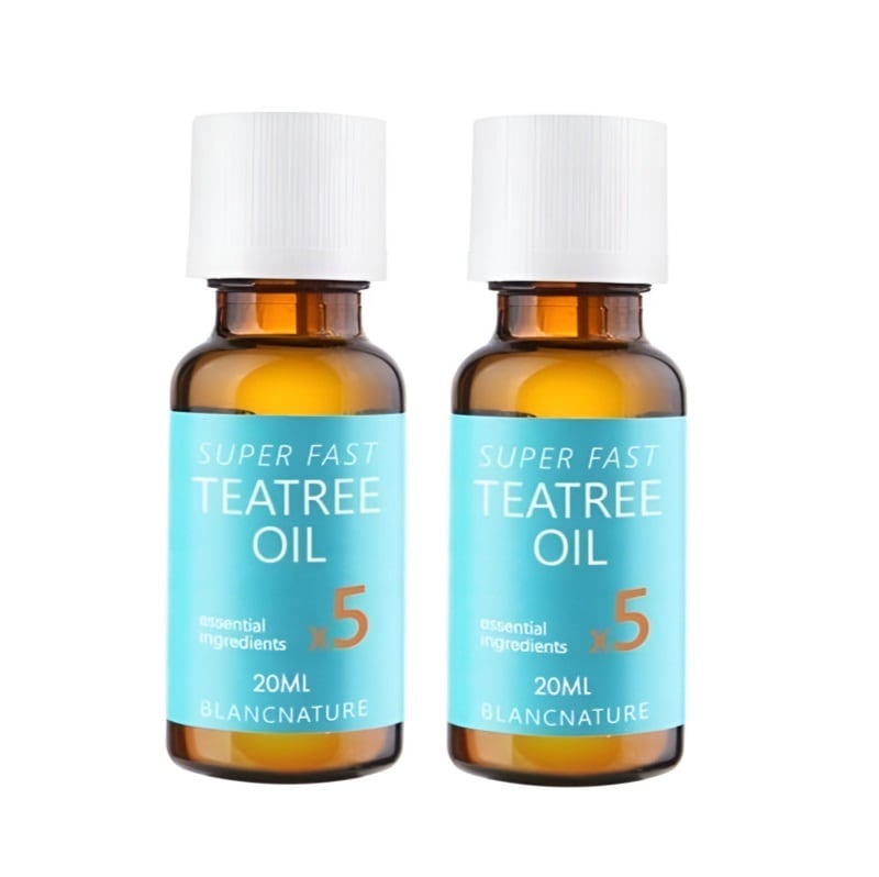 [正規品] (1+1) [ニキビ超急速ケア]マジックティーツリーオイル 20ml x 2本セット/ 赤ニキビ,白ニキビ,大人ニキビ,思春期ニキビ,ニキビ跡