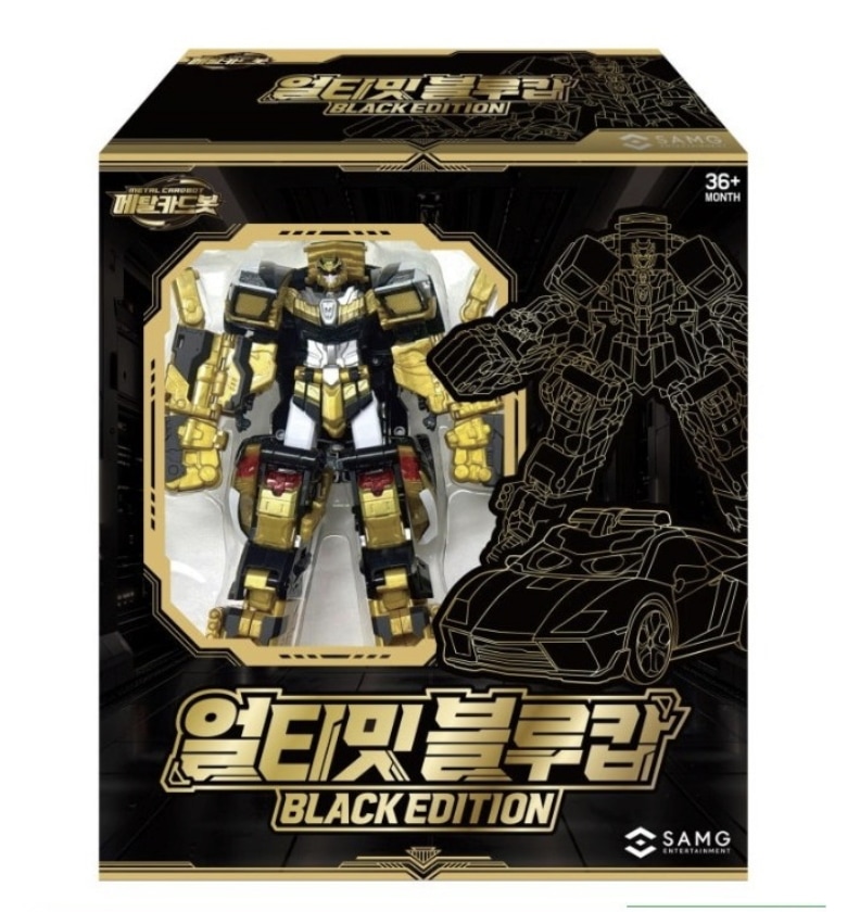 [メガ割][韓国公式正規品] メタルカードボット / アルティメットブルーキャップ / ブラックエディション / 新型ロボット / 限定版ブラックエディション / 変身ロボ / 韓国ロボ / フィギュ