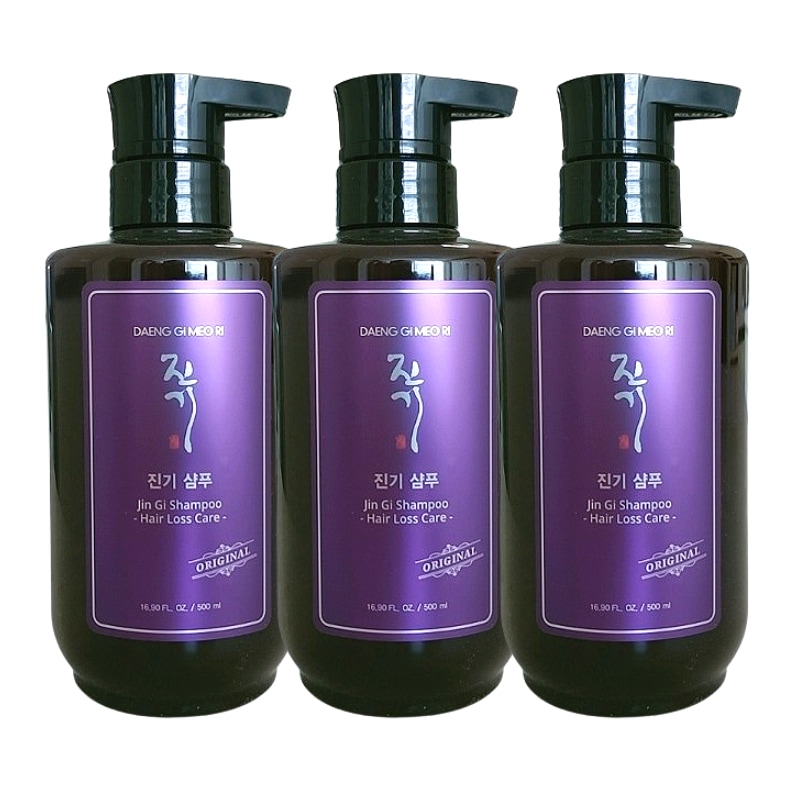 オリジナル ジンギ シャンプー 本品500mL×3本セット 大容量 家庭用 デイリーヘアケア 自宅用 家族使用向け ストック用 まとめ買い