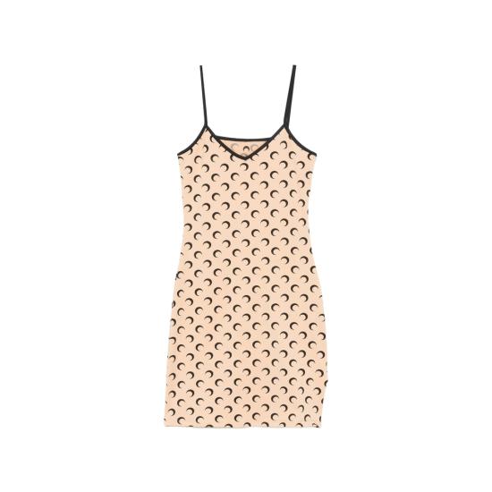 MARINE SERRE Women Dresses WDR485A CJER0001 TA10 NEUTRALS