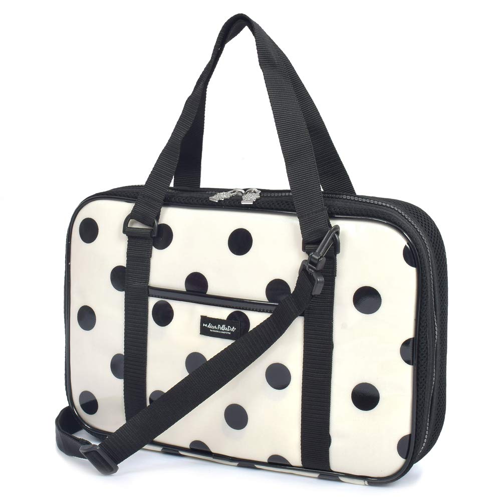 COLORFUL CANDY STYLE 書道セット 女の子 小学生 呉竹 習字セット 小学校 ショルダーベルト付き polka dot large(twill・white) N2222610