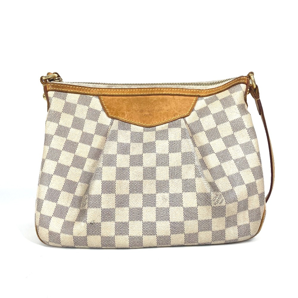 ショルダーバッグ N41113 シラクーサPM ダミエアズール カバン 斜め掛け ダミエアズールキャンバス ホワイト