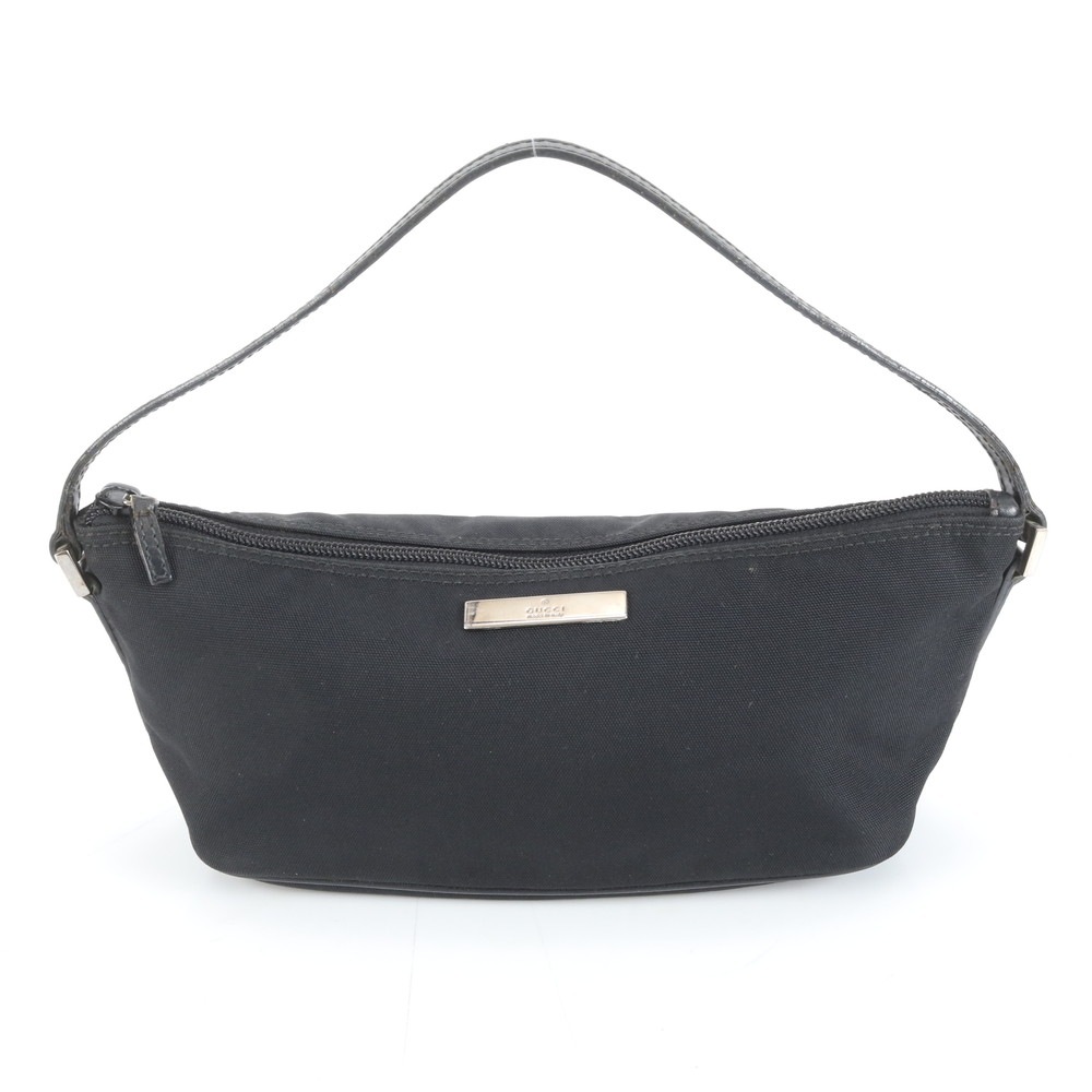 美品 アクセサリーポーチ 039 1103 レザー×ナイロン ハンドバッグ トート レディース MEE DM11-10 中古 12,151円