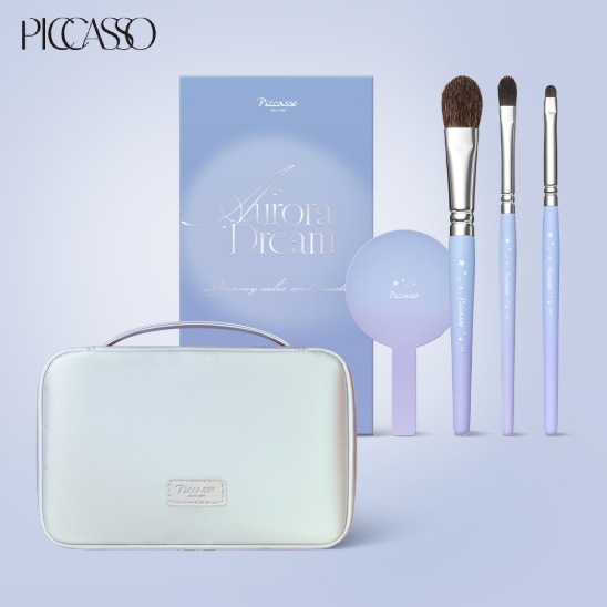 [公式] Picasso スタンド キャリー ポーチ (スリム / 大容量) 自立型 メイクポーチ 21cm収納 ミニドレッサー 化粧ポーチ