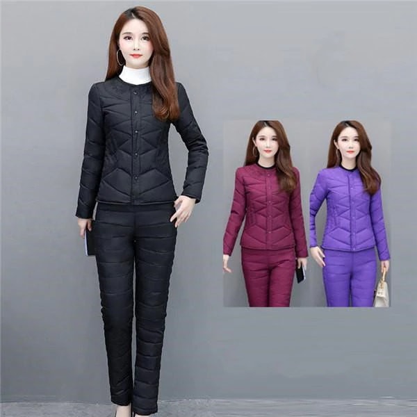 レディース 上下セット セットアップ ダウンジャケット カジュアル 冬物 おしゃれ 保温 ダウンパンツ 暖かい 防寒 寒さ対策 着痩せ 大きいサイズ 2020新品