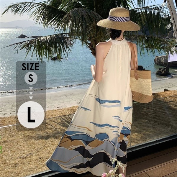 リゾートワンピース レディース サマードレス ワンピース 夏ワンピ ロング おしゃれ ファッション