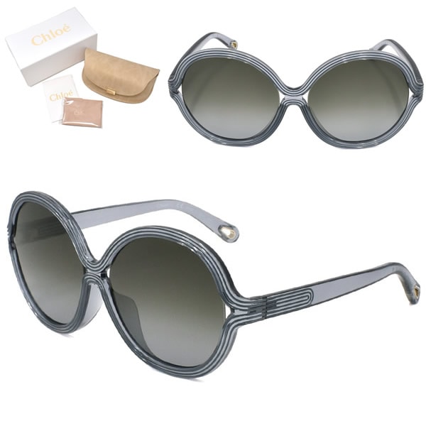 サングラス CE742SA-449 アジアンフィット UVカット レディース クリアブルー グレーグラデーション