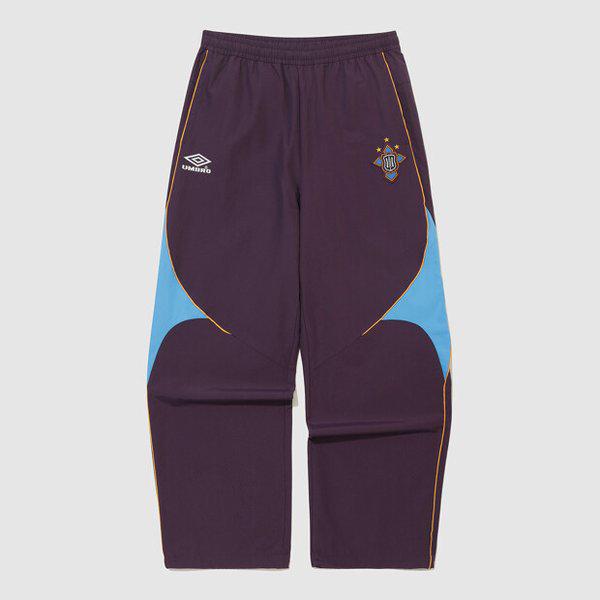 HBL ネオ ブリット カラーブロック ワイド ジョガー 2WAY セットアップ パンツ DARK PURPLE UR123CPT22 DPL0
