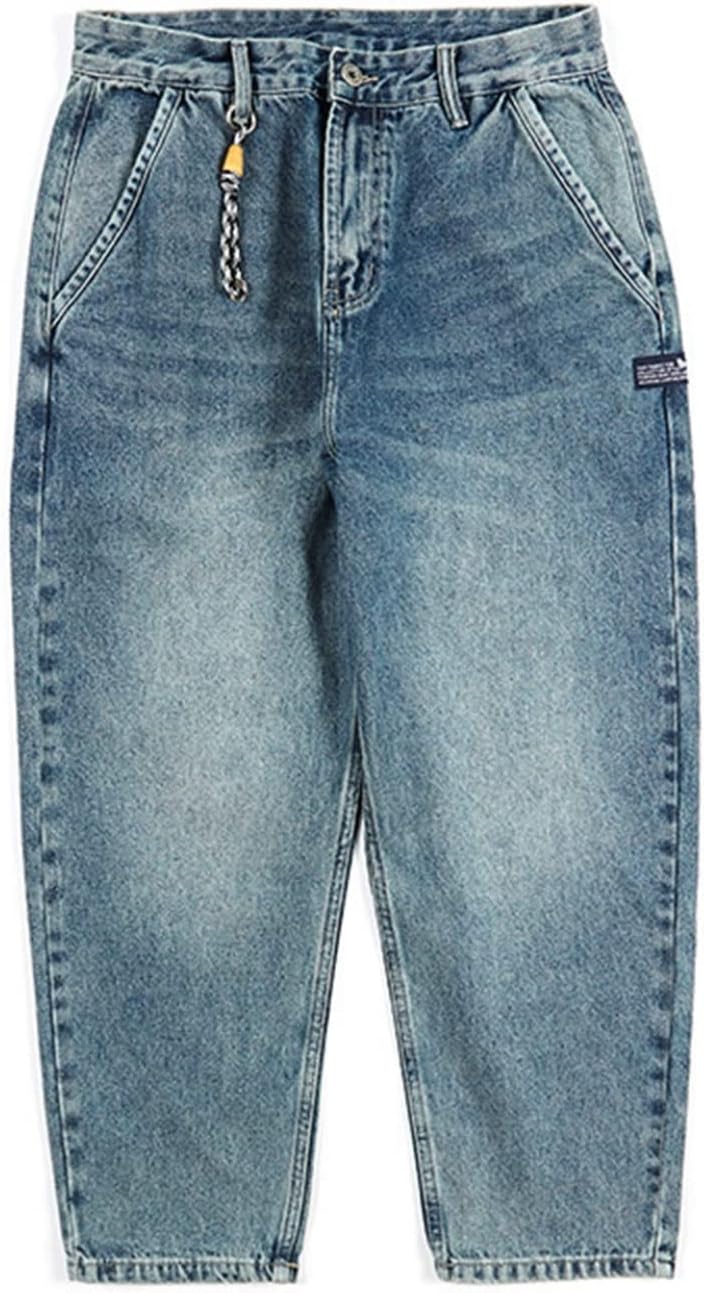 ワイドデニム メンズ ヴィンテージ ジーンズ バギー ウォッシュ シェービング加工 ジュニア レトロ オシャレ ロングパンツ Ｇパン ユニセックス ストレート 大きめ 体型カバー 長ズボン パ