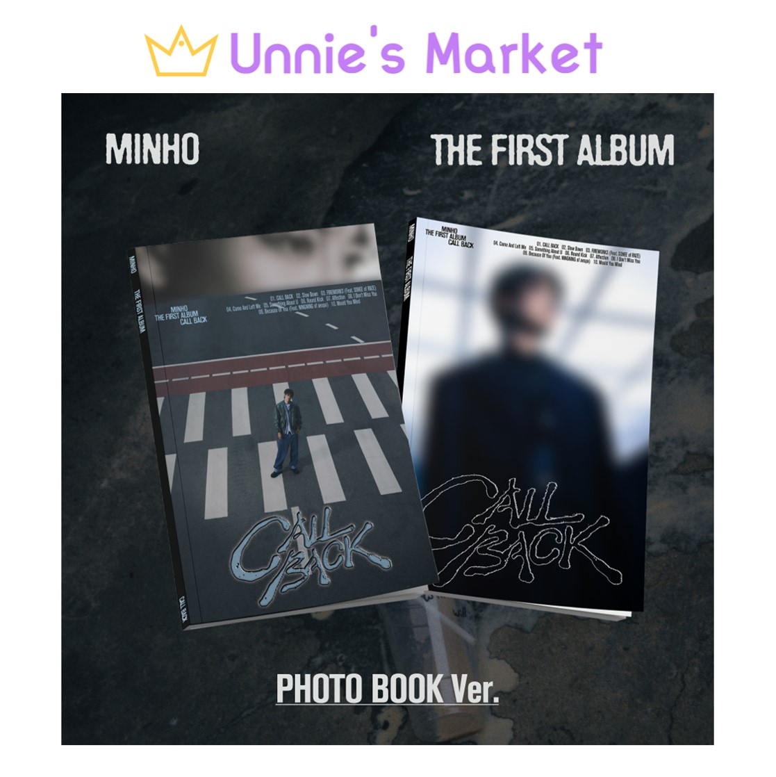[SET] (Photobook Ver.) MINHO(SHINee) CALL BACK The 1st Album + Free Photocard 1EA(fan-made)