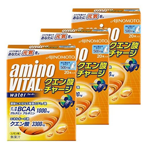 【まとめ買い】アミノバイタル クエン酸チャージウォーター 20本入×3箱セット