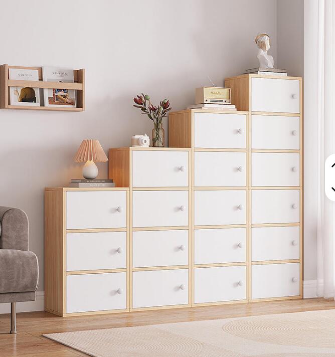 ホーム5引き出し収納本棚ベッドルームリビングルーム収納引き出し収納キャビネットロッカー収納キャビネット