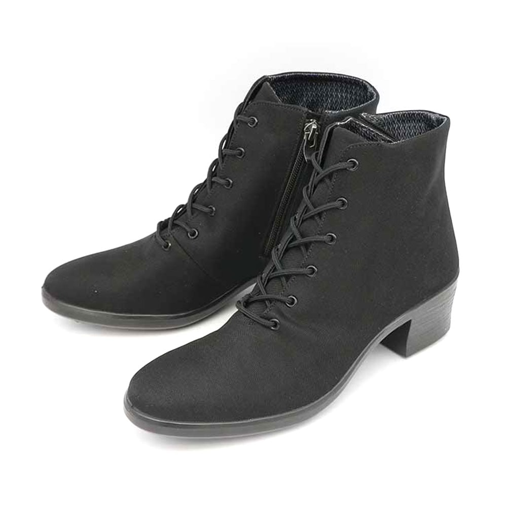 ショートブーツ レディース 防水 防滑 撥水 幅広 3E ゴアテックス レースアップ サイドファスナー レインシューズ 通気性 蒸れにくい 日本製 通勤 通学 雨 雪 TDY3989