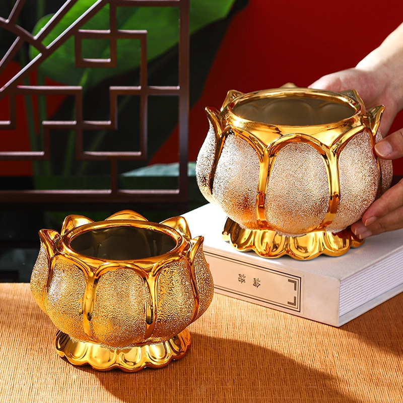 ロータスサンドセラミックセラミックセラミックバーナー家庭用屋内香香みバーナーはguanyin E18