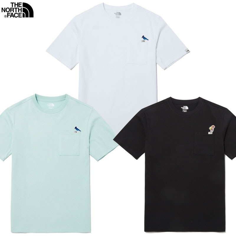 韓国正規品保証 関税負担なし NT7UP07J ONE EARTH POCKET S/S R/TEEデイリー 基本 着装 男子 女子 人気 韓国 ファッション 男女共用 アウトドア