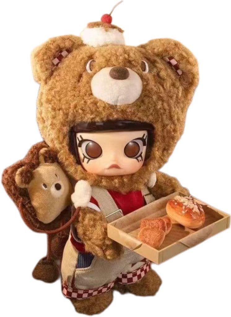 公式正規品POPMART MOLLY ベアブレッド 1/8 アクションフィギュア おもちゃ 人形 ファッション ギフト