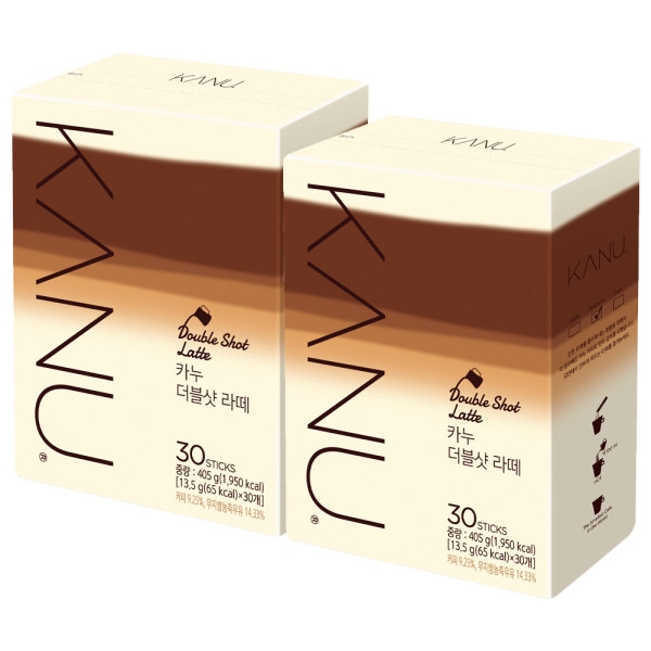 カヌー ダブルショットラテ 30TX2個