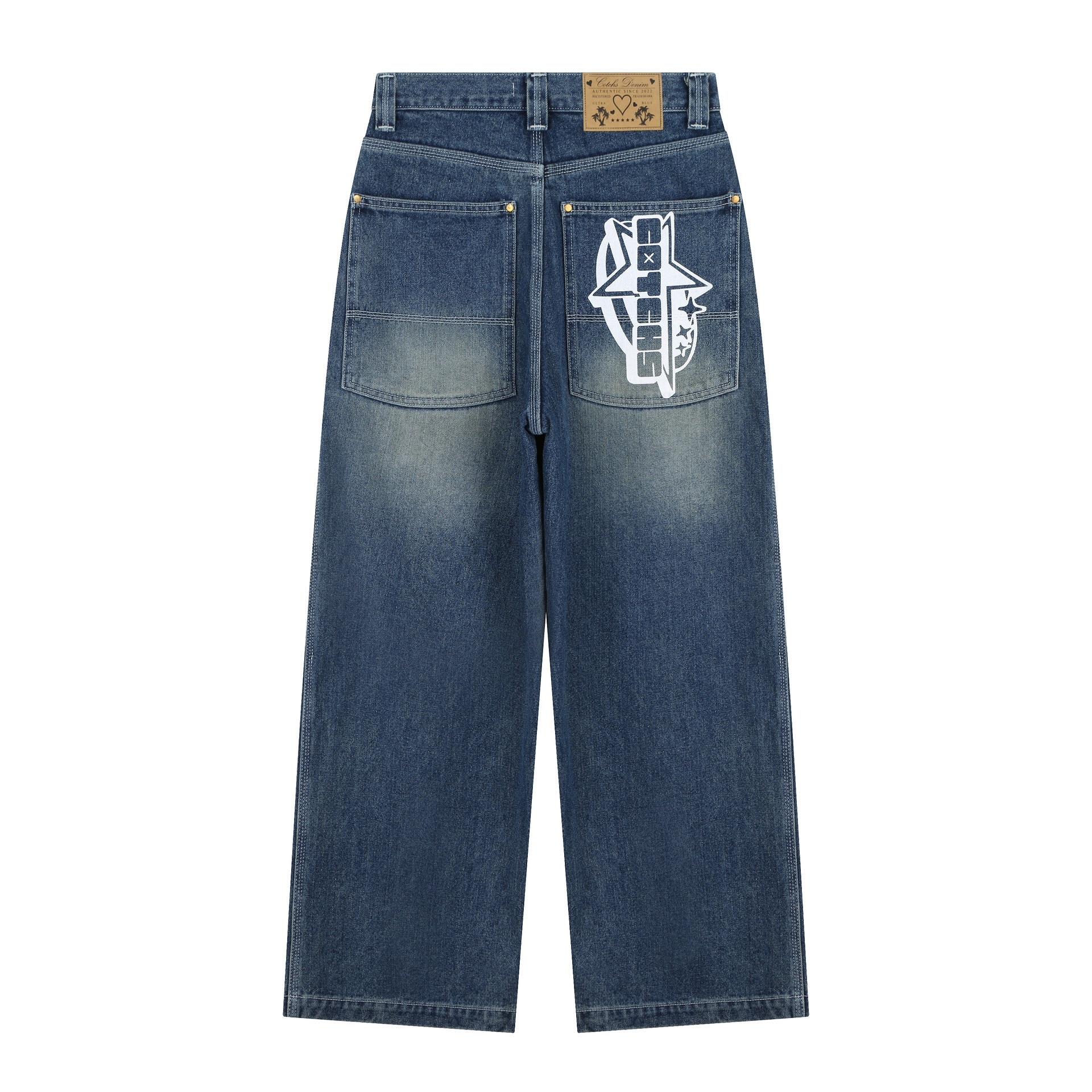 【COTCHS】COTCHS STAR DENIM (WASHED)