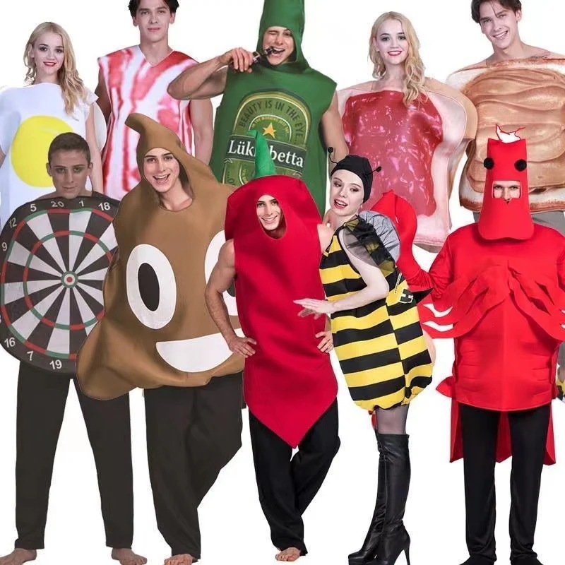 2022 9.30 新品入荷 ハロウィンコスプレ コスチューム 変装 ゴキブリ/うんち/バナナ/野菜/ホットドッグ/スーパーマン 人形 多種類 衣装イベント30%制限