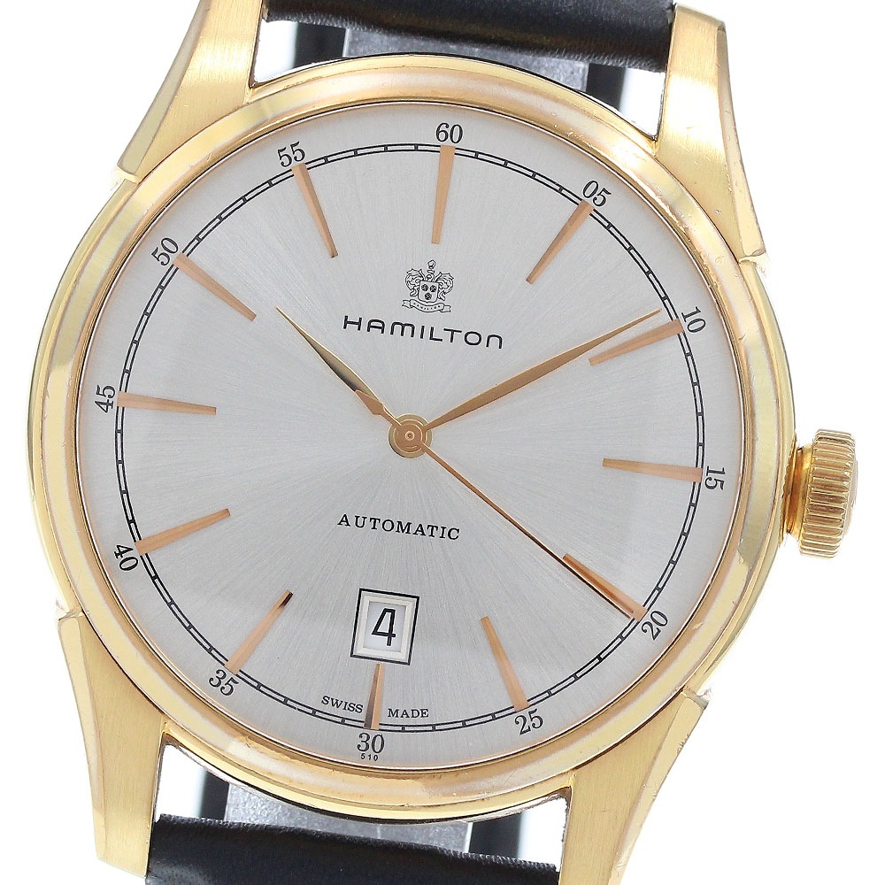 ハミルトン HAMILTON H424450 ジャズマスター スピリットオブリバティ デイト 自動巻き メンズ _945592【中古】