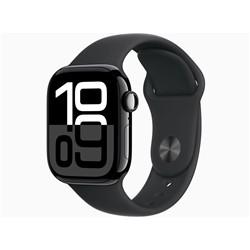 【新品/在庫あり】Apple Watch Series 10 GPSモデル 42mm MWWE3J/A [ジェットブラック・ブラックスポーツバンド S/M] アップルウォッチ