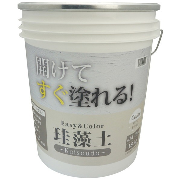 ワンウィル EASY&COLOR珪藻土18KG オフホワイト