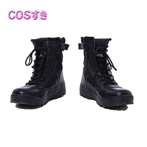 【短納期】バイオハザード RE:2 レオン・S・ケネディ　コスプレブーツ 靴 ハロウイン パーティー 仮装