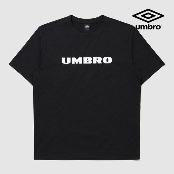 フレッシュビッグレタリング半袖Tシャツ UR121SRS12 BLK