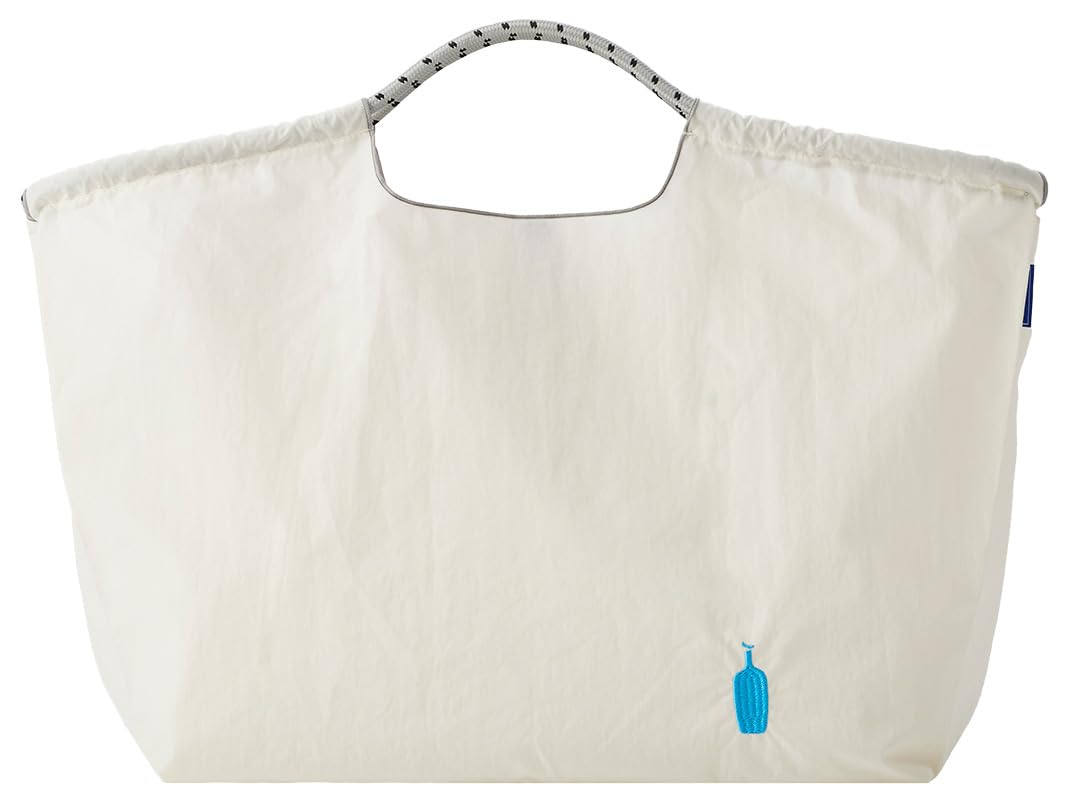 [ブルーボトルコーヒー] エンブロイダリーエコバッグ - ブルーボトル- （ホワイト）