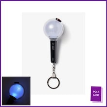 [BTS 公式] Official Light Stick Keyring SE. Mini ver. 公式 ペンライト ミニチュアバージョン. 葉書 贈呈. すぐに発送可能