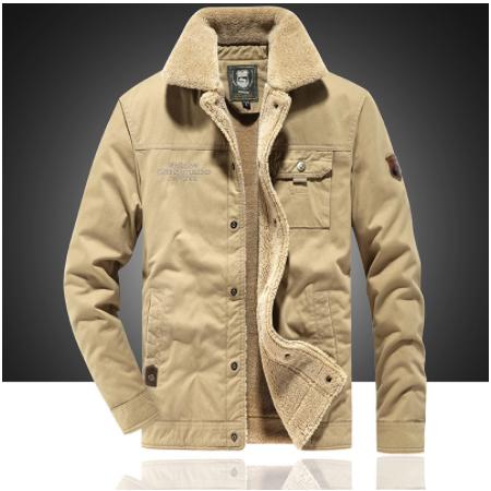 ミリタリー メンズ 裏起毛 デッキ 裏ボア ブルゾン ジャンバー 陸軍 襟ボア アウター 登山 秋冬 コート 暖かい 防寒