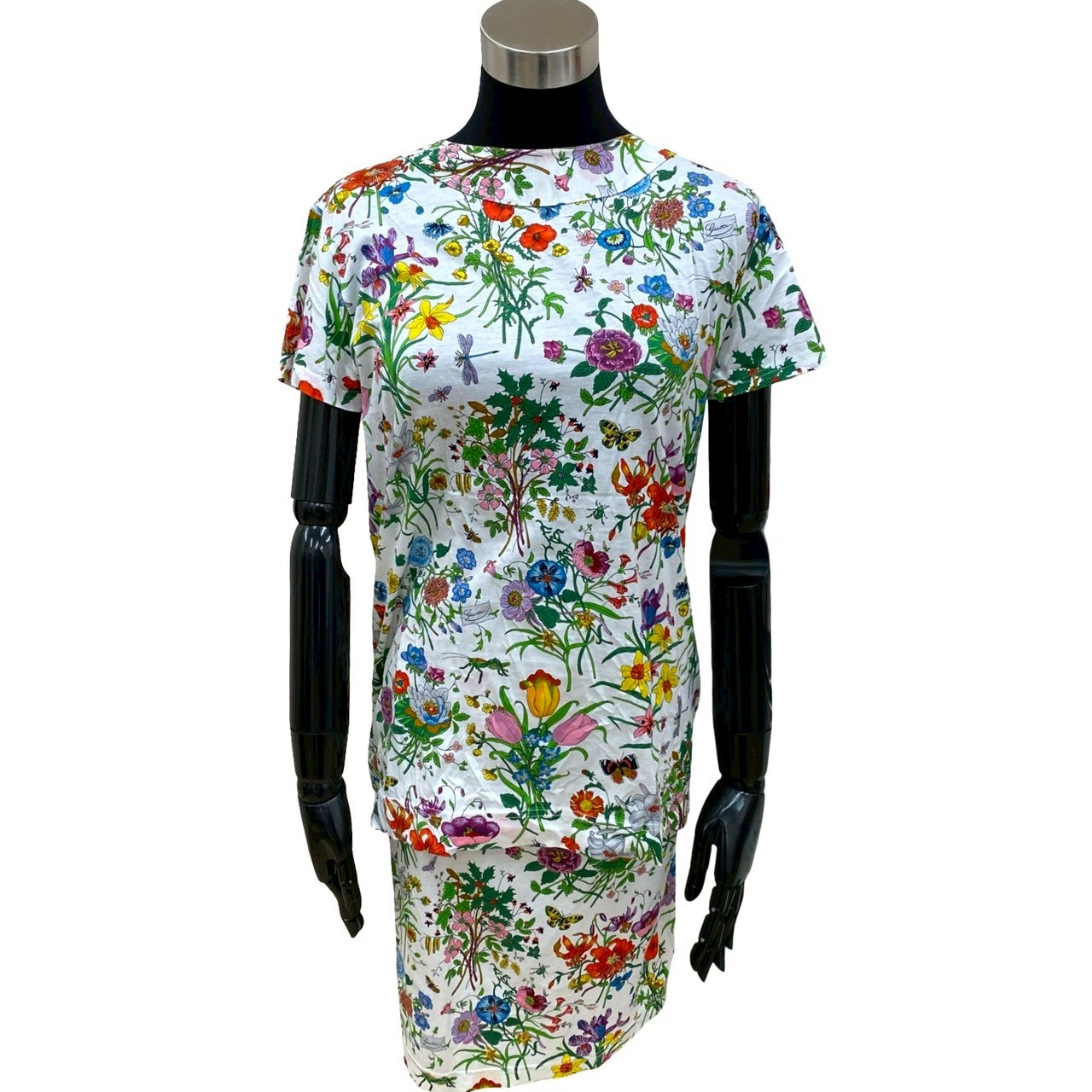 ヴィンテージ フローラ セットアップセットアップ コットン ホワイト 22818