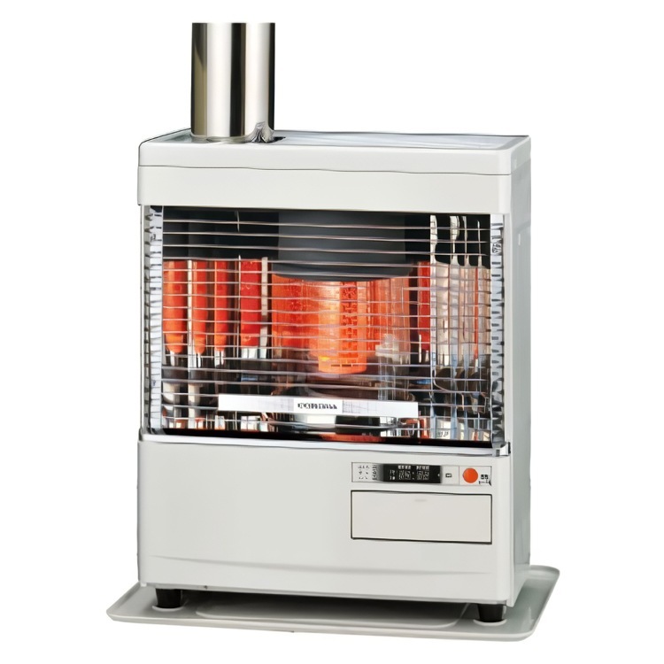 寒冷地用大型ストーブ Vシリーズ 煙突式輻射 主に12畳 灯油 クイックパルスバーナ 床置き SV-V4524M-W