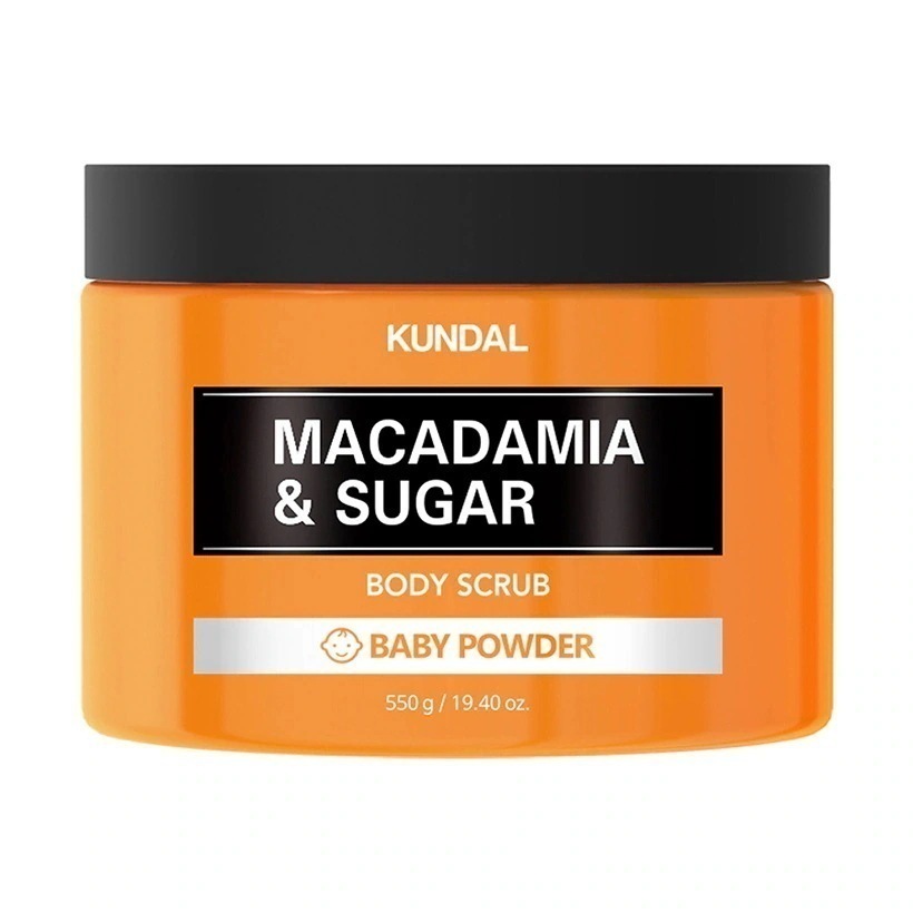 マカダミアアンドシュガー ボディ スクラブ (ベビーパウダー) 550g 1個