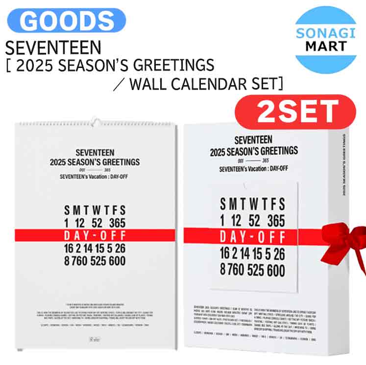 [当店限定特典付] 2種セット SEVENTEEN [ 2025 SEASONS GREETINGS + WALL CALENDAR ] / 公式グッズ / 予約商品