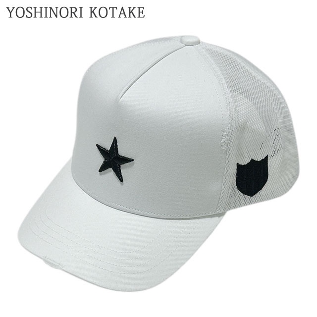 ヨシノリコタケ YOSHINORI KOTAKE SMALL STAR LOGO MESH CAP ロゴ メッシュ キャップ トラッカー 251-001748-010