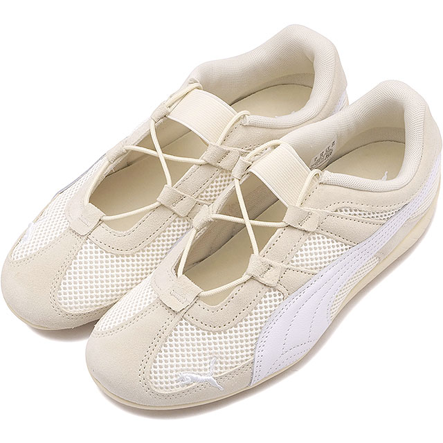 スニーカー スピードキャット GO ウィメンズ [403589-04] SPEEDCAT GO WNS レディース 靴 薄底 バレエシューズタイプ アルパインスノー/プーマホワイト 正規取扱店